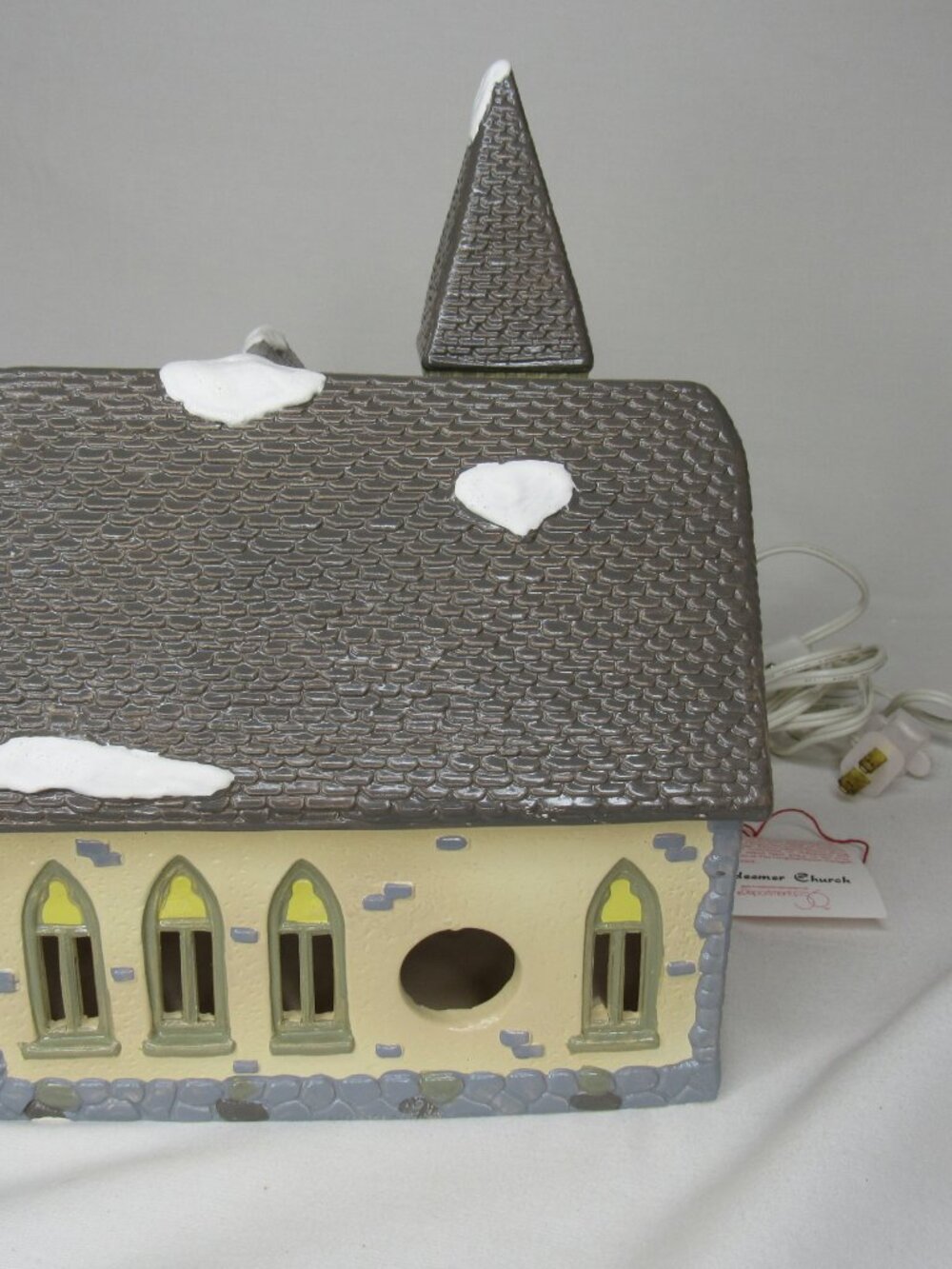 Dept. 56 REDEEMER CHURCH Snow Village House 1988 5127-6 - Picture 6 of 11